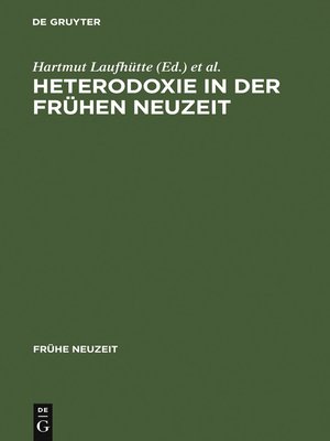 cover image of Heterodoxie in der Frühen Neuzeit